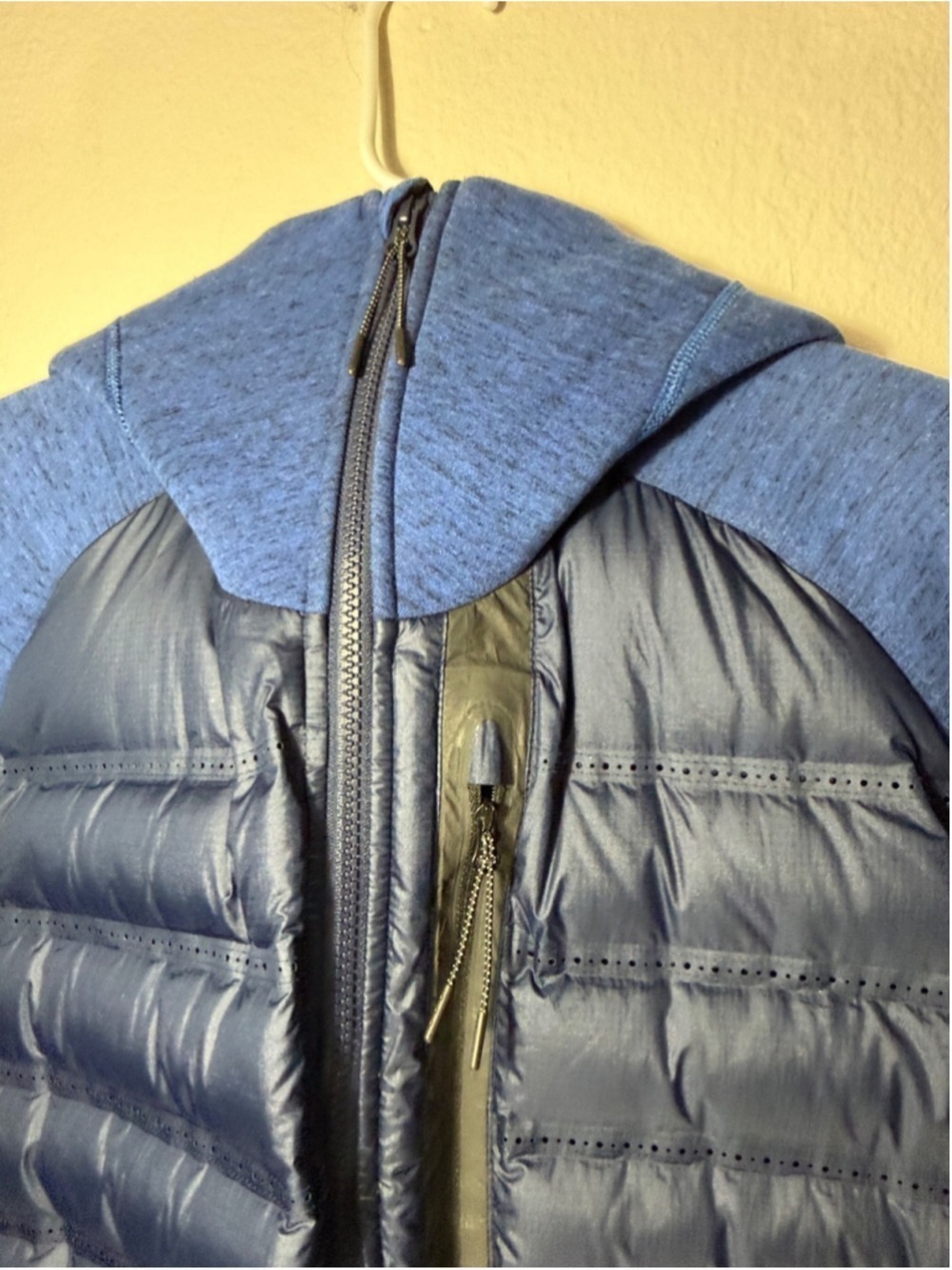 Nike Men Large Blue Polyester Puffer Jacket - Picture 7 of 8